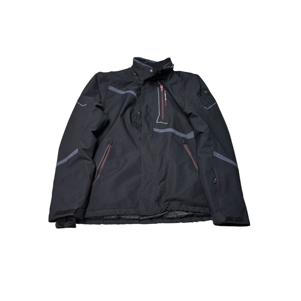 Killtec Tech Series 1981 Allround Ski Jacket Mens XL Black Red Grey Full Zip
